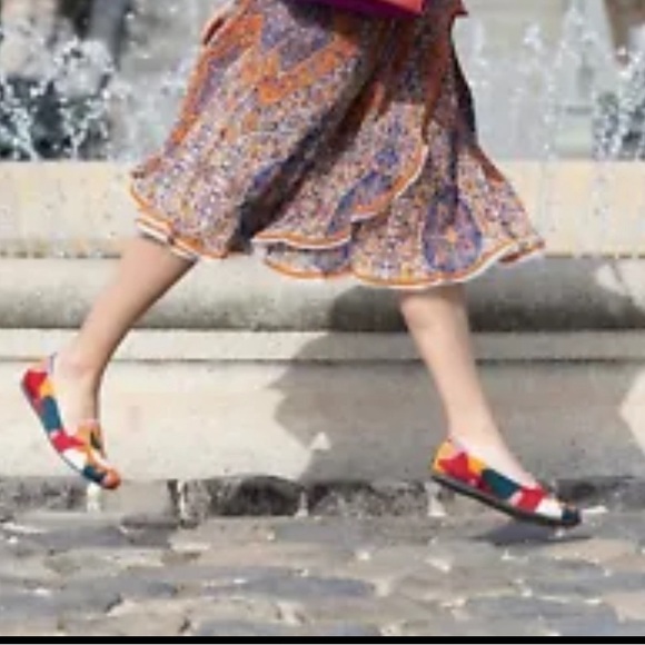 Rothy's Moroccan Print Amber Loafers Shoes RARE Retired Flats Colorful 9 W Euc - Picture 7 of 7
